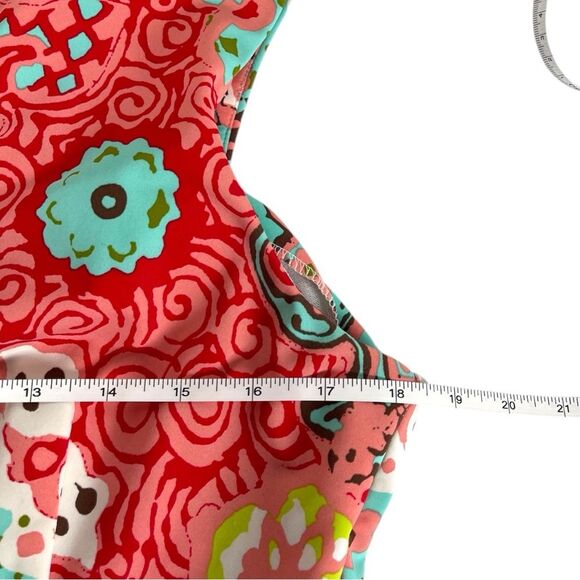 Jude Connally Multicolor Medallion Abstract Print Sleeveless Shift Dress Large - Picture 6 of 8